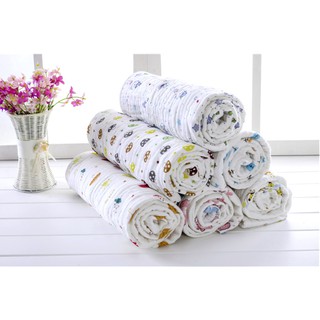 Duybup khăn tắm trẻ em 6 lớp sợi tre mkbci