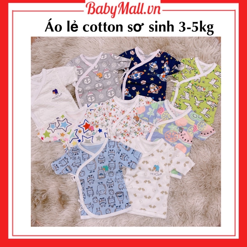 Áo sơ sinh Hotga 3-5kg ( Ship mẫu bé Trai/Gái)