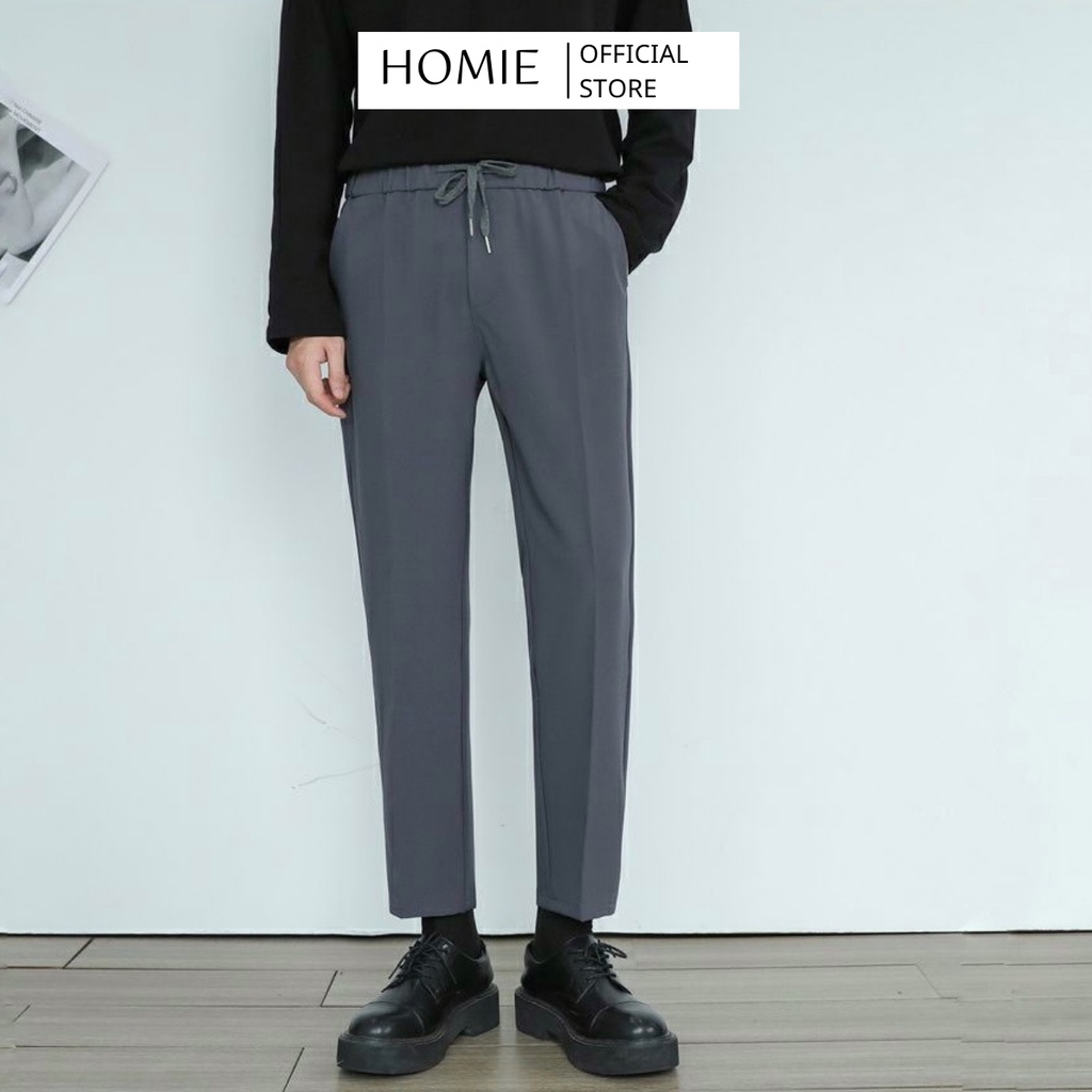 Quần Baggy Nam Ống Rộng Cạp Chun :: Quần Tây Âu Dáng Hàn Cao Cấp