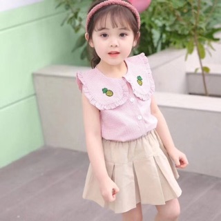 Set váy dứa bé gái