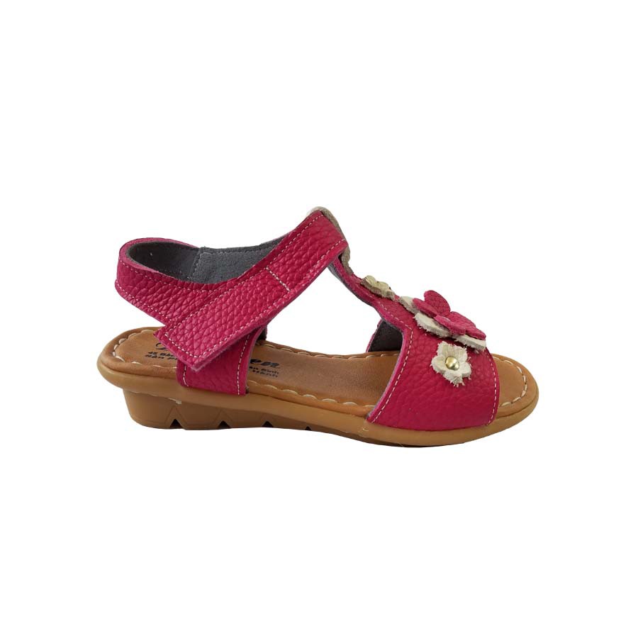 Giày Sandal Bé Gái Da Bò BIGBEN Cao Cấp SDBG5