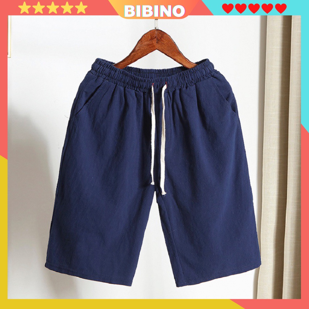 Quần đùi nam thể thao short đũi dày dặn mềm mịn thoáng mát cao cấp form rộng big size đẹp thời trang mặc nhà BIBINO