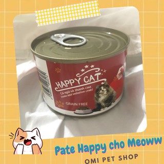 Pate Happy Cat dành cho chó mèo 160gr