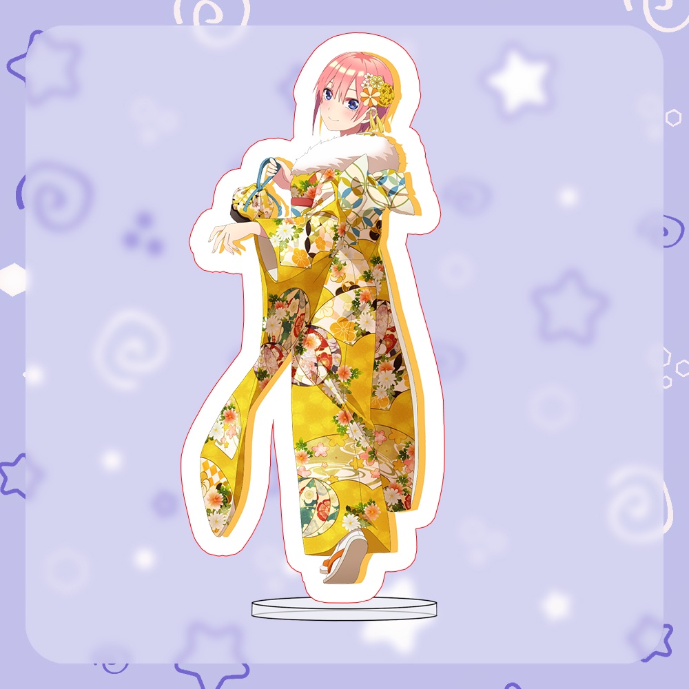 Mô hình nhân vật Gotoubun No Hanayome ver KIMONO MÙA ĐÔNG standee Nhà Có Năm Nàng Dâu anime chibi mica acrylic