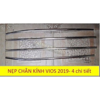 FULL BỘ VIỀN KHUNG KÍNH CONG VIOS + NẸP CHÂN KÍNH VIOS  2019, 2020