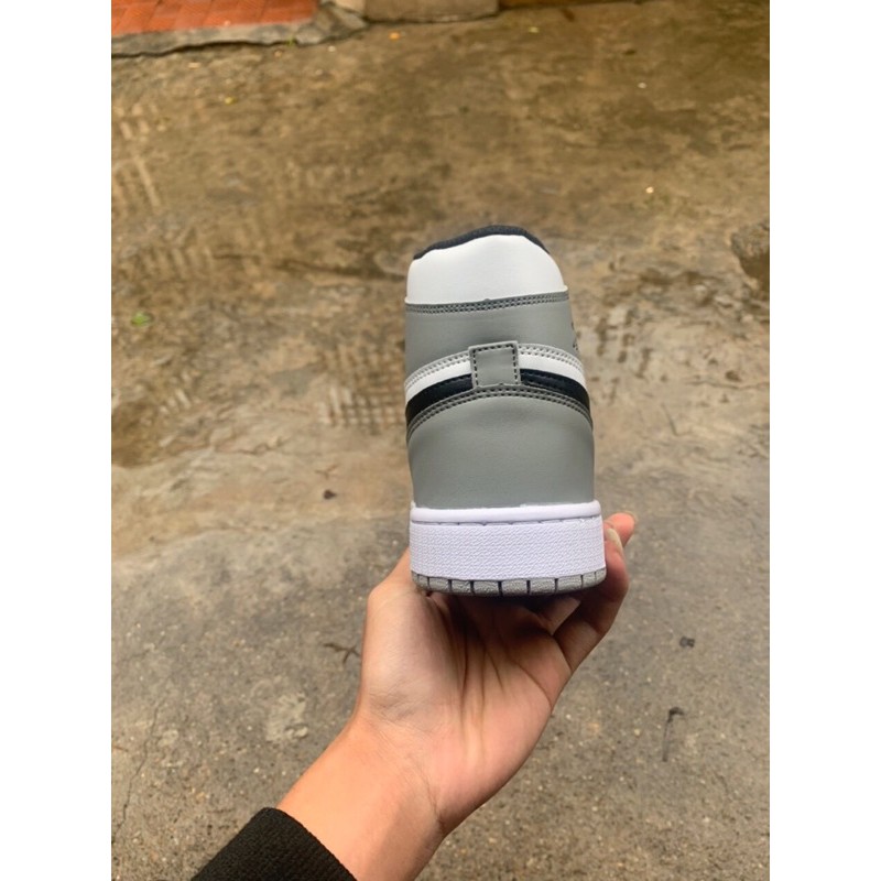 Giày thể thao A.I.R JO.R.Đ.ẦN 1 Xám trắng cổ cao siêu đẹp cho nam và nữ | BigBuy360 - bigbuy360.vn