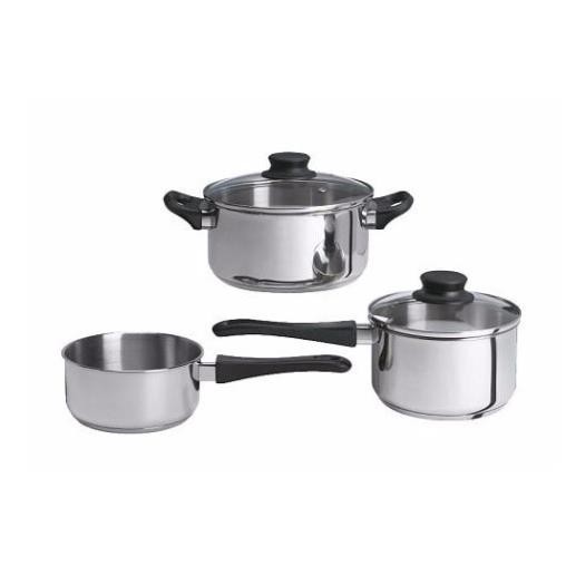 Bộ nồi 3 chiếc ANNONS ikea chính hãng ( có sẵn)