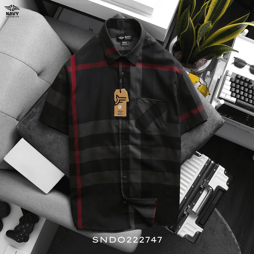 SƠ MI KẺ Ô BURBERRY BIG SIZE NAM