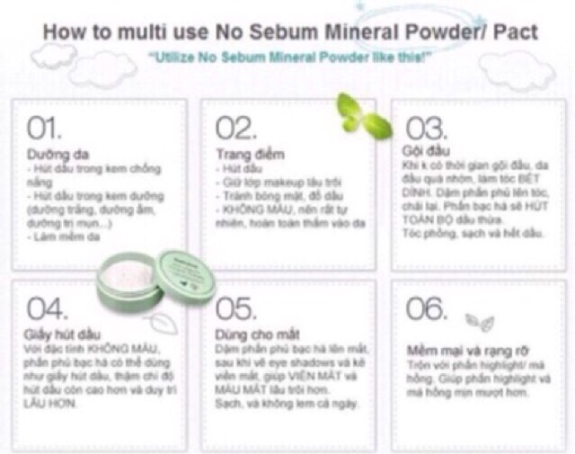 PHẤN PHỦ DẠNG BỘT INNISFREE NO SEBUM MINERAL POWDER | BigBuy360 - bigbuy360.vn