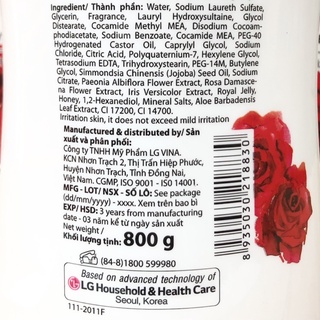 Sữa tắm Double Rich 800g ( hương hoa hồng )