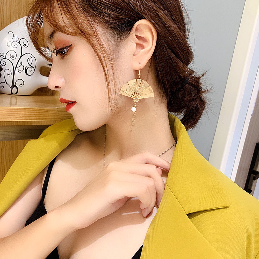 Khuyên Tai Tua Rua Phong Cách Trung Hoa Cổ Điển Dành Cho Nữ