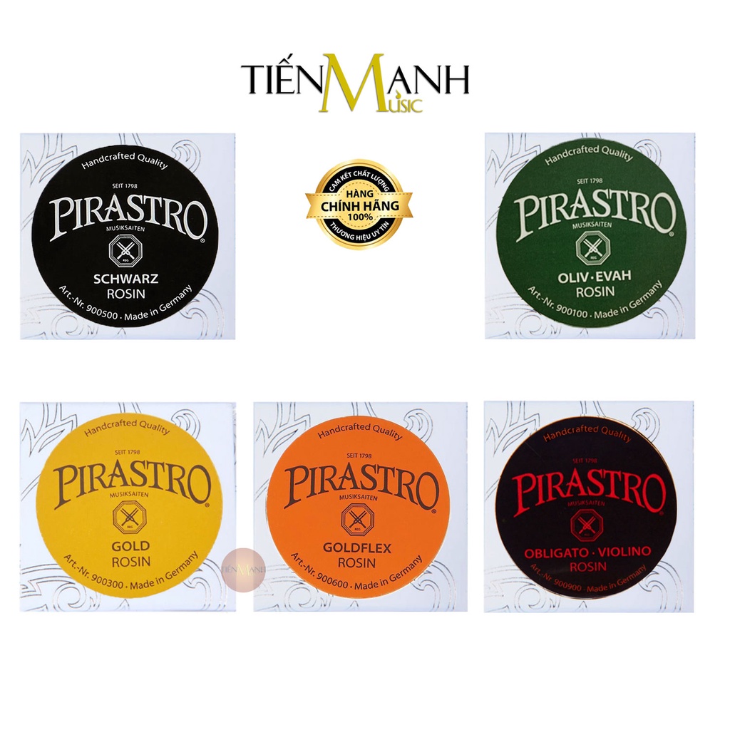 Nhựa Thông Pirastro Không Bụi Rosin Colophan Đàn Violin, Viola, Cello 9001, 9003, 9005, 9006, 9009