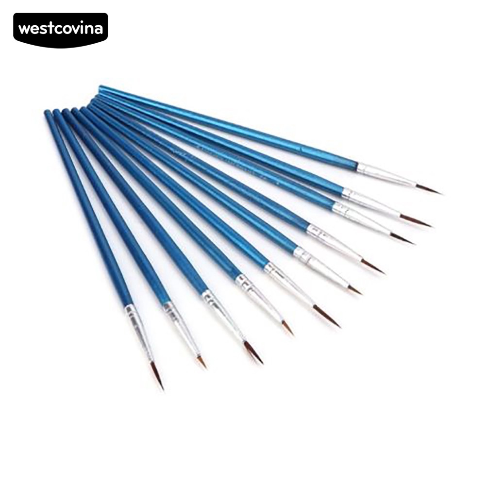 Set 10 cọ vẽ màu nước nghệ thuật