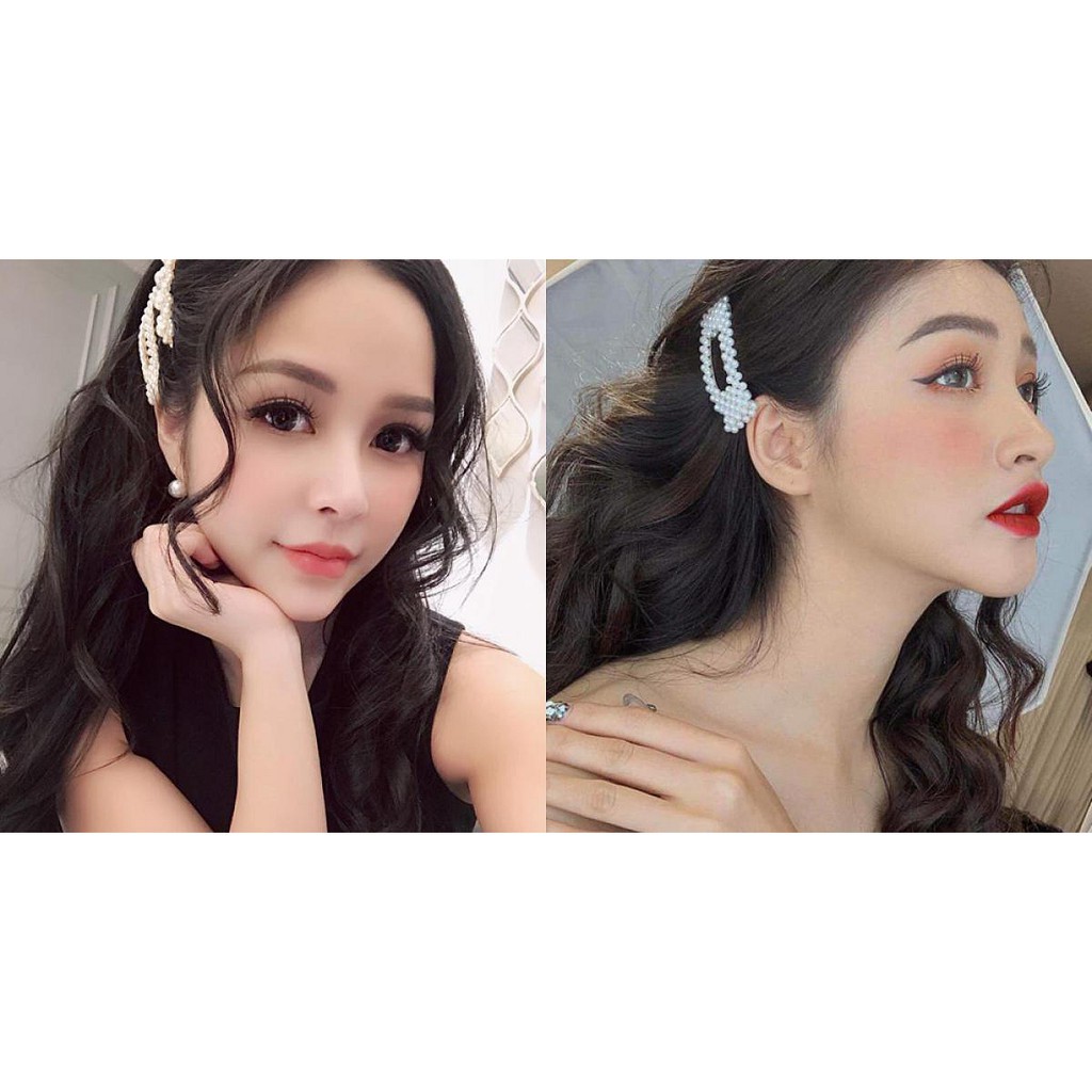 Kẹp tóc dễ thương hình bướm bông hoa