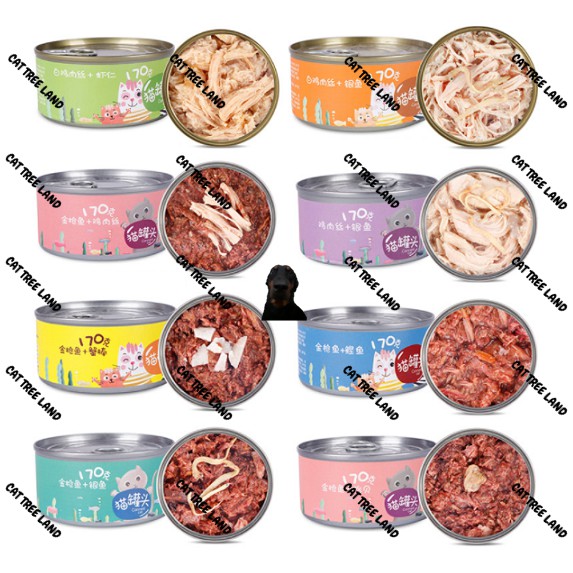 PATE MÈO CANNED CAT GIÀU ĐẠM LON 170G - THỨC ĂN MÈO DINH DƯỠNG