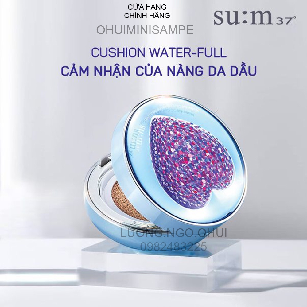 Phấn nước Cushion sum xanh cho da dầu nhờn, che khuyết điểm cực tốt và lớp nền khô thoáng Spf50/ PA+++