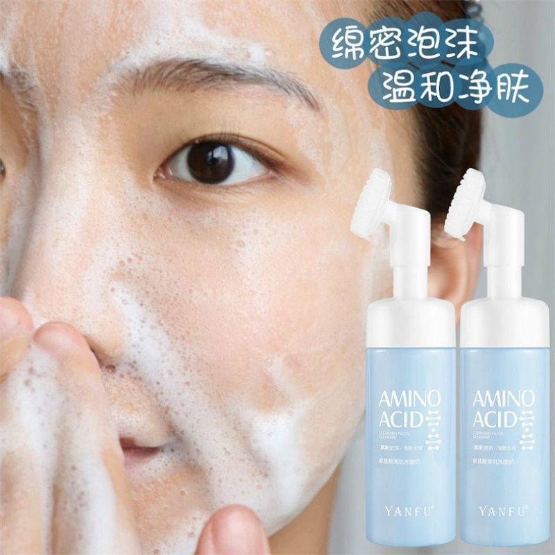 Sữa Rửa Mặt Ngừa Mụn Kiềm Dầu Có Đầu Cọ Massage Tạo Bọt | BigBuy360 - bigbuy360.vn
