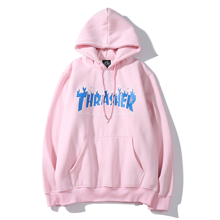 Áo Hoodie Thrasher Lót Nhung Cá Tính Cho Nam Nữ