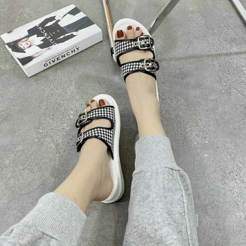 Dép Quai Hậu Dép Sandal Nữ 2 Khuy Đế PU Siêu Nhẹ Cực Êm Da Mềm Kèm Video