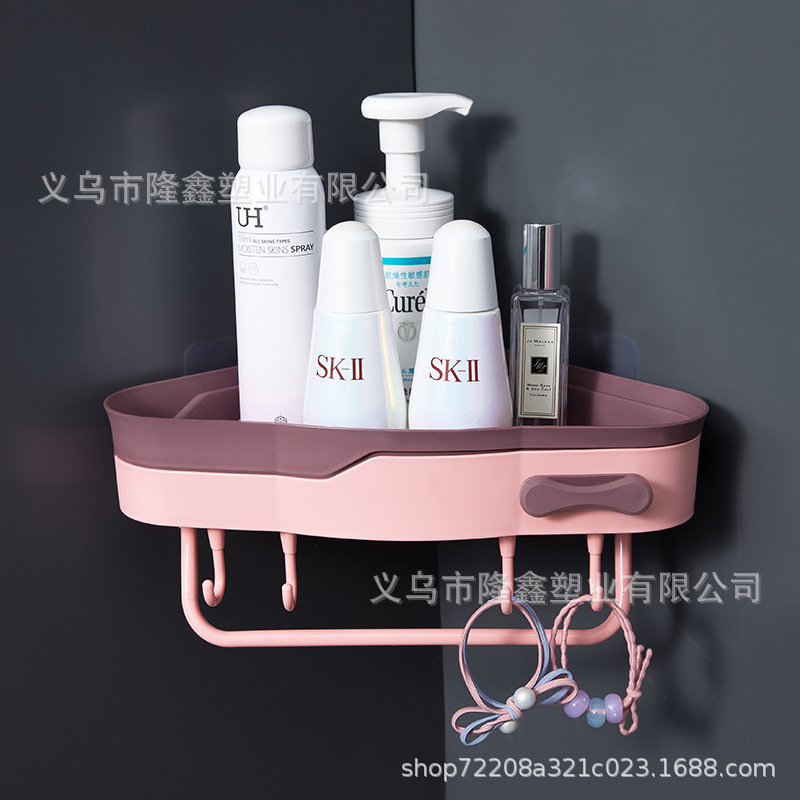 Kệ Đựng Đồ Dùng Hình Tam Giác Gắn Góc Tường Tiện Dụng Cho Nhà Bếp