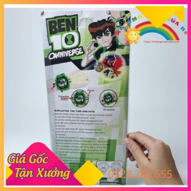 (Siêu Sale)  Đồng hồ Ben 10 chiếu hình nhân vật 3D siêu hot | BigBuy360 - bigbuy360.vn