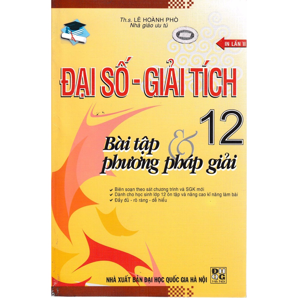Sách - Đại Số- Giải Tích 12 Bài Tập Và Phương Pháp Giải