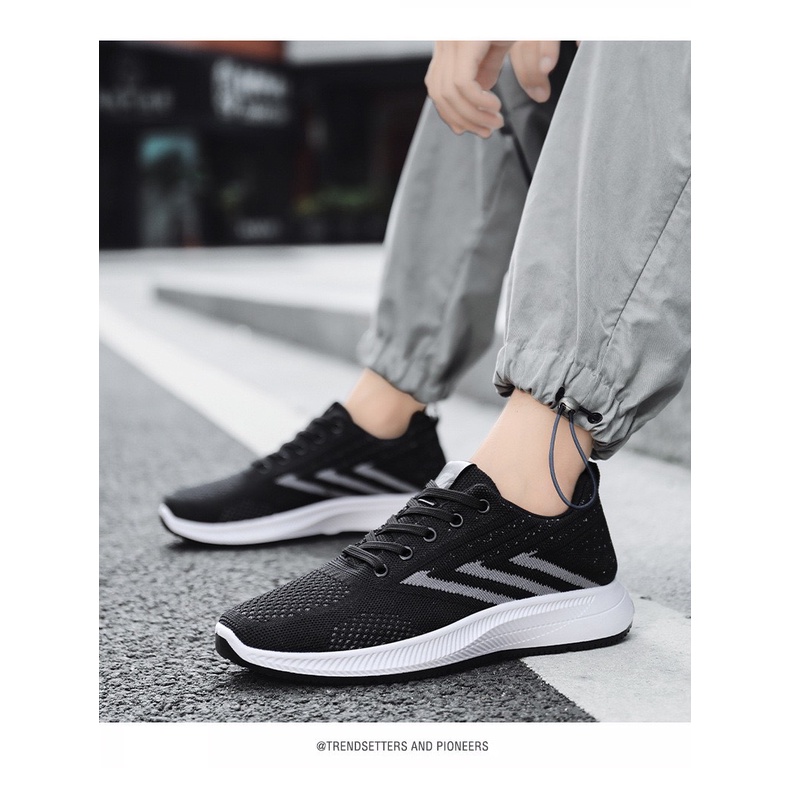 Giày nam sneaker thể thao 3 vạch ZZ 2022 giá rẻ bền đẹp - giày thể thao xu hương mới nam