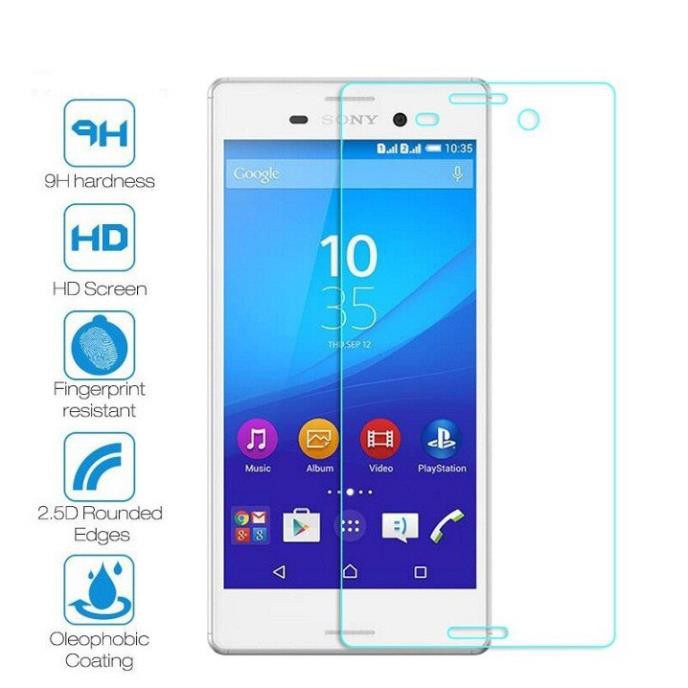 Miếng dán kính cường lực HBO cho Sony Xperia M4 (0,3mm, độ cứng 9H, chống trầy) - Hàng nhập khẩu
