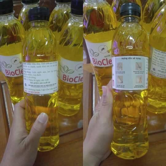 1 lít nước lau sàn bio clean của viện hàn lâm KHCN