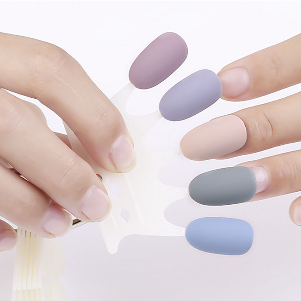 (Hàng Mới Về) Set 50 Khuôn Trưng Bày Móng Tay Giả Tiện Dụng