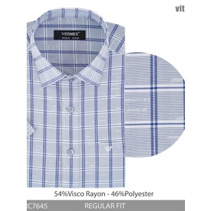 ÁO SƠ MI NGẮN TAY REGULAR VẢI BAMBOO ARC7645