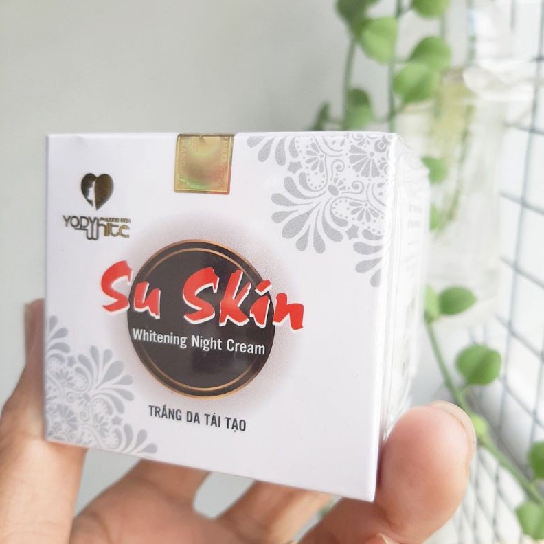 Kem dưỡng ban đêm Suskin phương anh - Hỗ trợ dưỡng trắng sáng mờ thâm, ngăn ngừa lão hóa, dưỡng ẩm cho da Hộp 20g