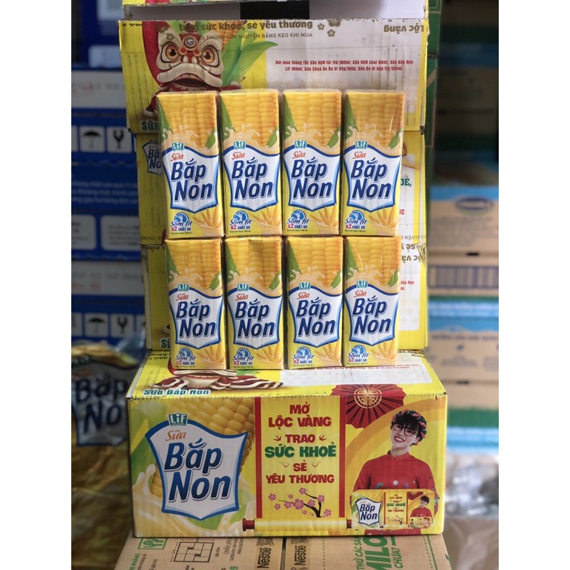 Sữa Bắp Non Kun Lif ( 1thùng 24 hộp x180ml)