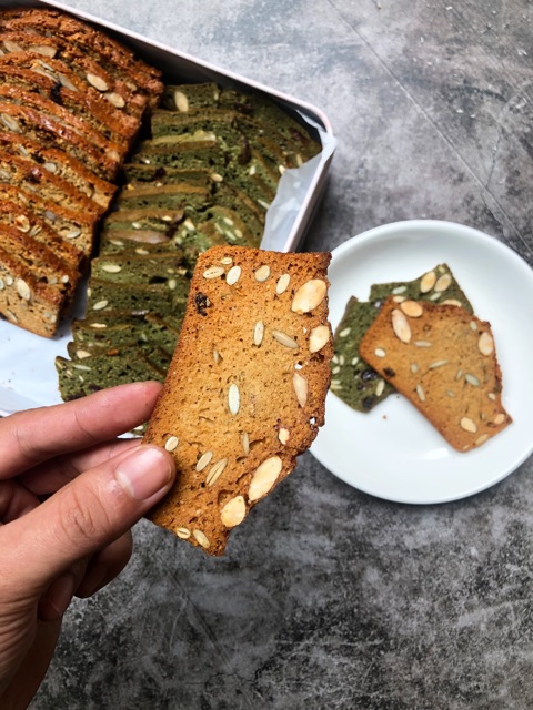 Bánh Biscotti Protein Nguyên Cám 500g các vị | BigBuy360 - bigbuy360.vn