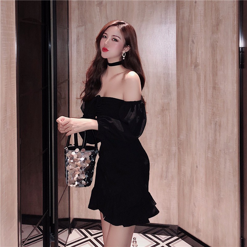 ĐẦM DÁNG ÔM,ĐẦM REN DÀI TAY HÀNG NHẬP QUẢNG CHÂU | BigBuy360 - bigbuy360.vn