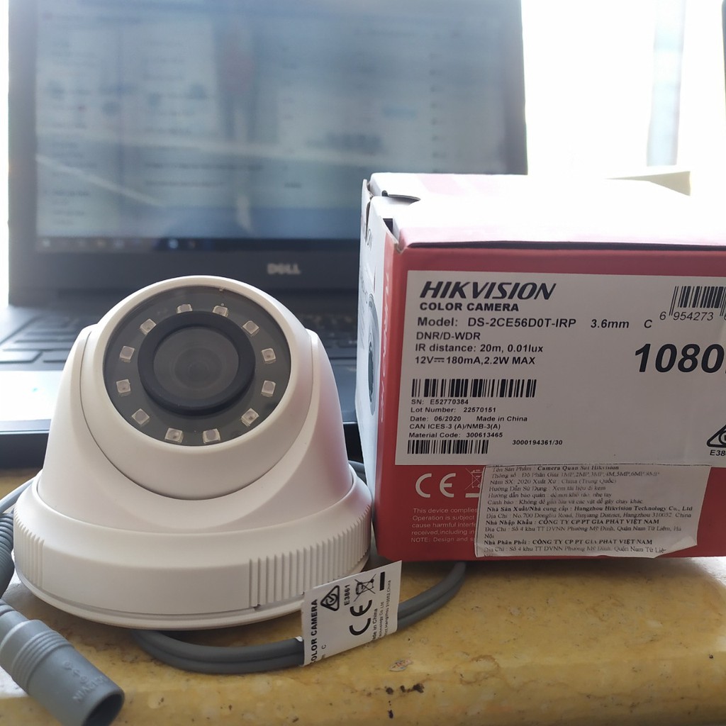 [BẢO HÀNH] CAMERA HIKVISION 2MP - 1080P DS-2CE56D0T-IRP Hàng chính hãng | BigBuy360 - bigbuy360.vn