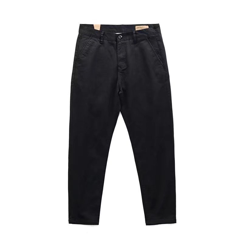 Quần Dài Dáng Suông Chất Liệu Cotton Co Giãn Có 3 Màu Size M-3XL Thời Trang Mùa Thu Cho Nam Giới