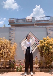 Quần xuông dáng dài siêu hot