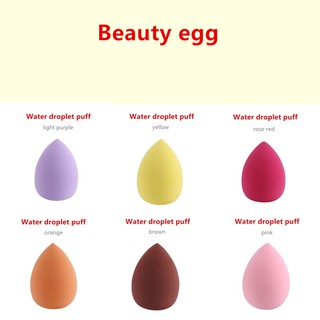 Water droplets sponge puff makeup beauty egg wet and dry
