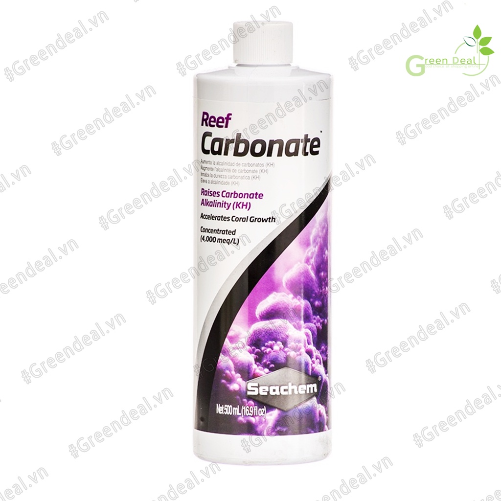 SEACHEM - Reef Carbonate (Chai 250 ml) | Bổ sung Carbonate, Bicarbonate và duy trì độ kiềm cho hồ cá biển