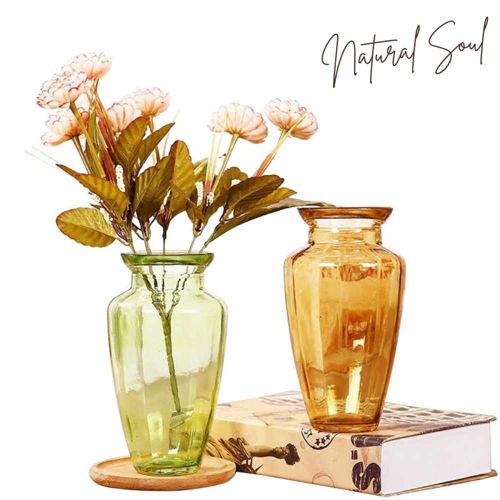 Bình Thủy Tinh Cắm Hoa Trong Suốt Phong Cách Châu Âu  - Cửa Hàng Nến Thơm và Quà Tặng Natural Soul