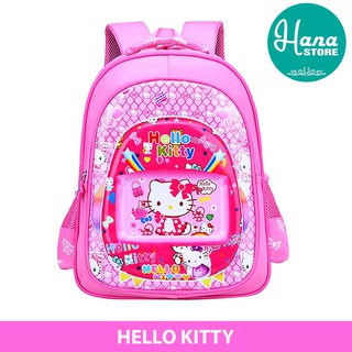 BALO CHO BÉ GÁI ĐI HỌC IN NỔI 3D HÌNH HELLO KITTY DỄ THƯƠNG