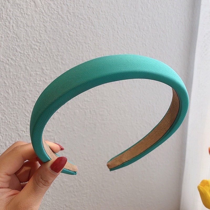 Bờm tóc băng đô trơn cài tóc rửa mặt vintage Hàn Quốc SOMINO