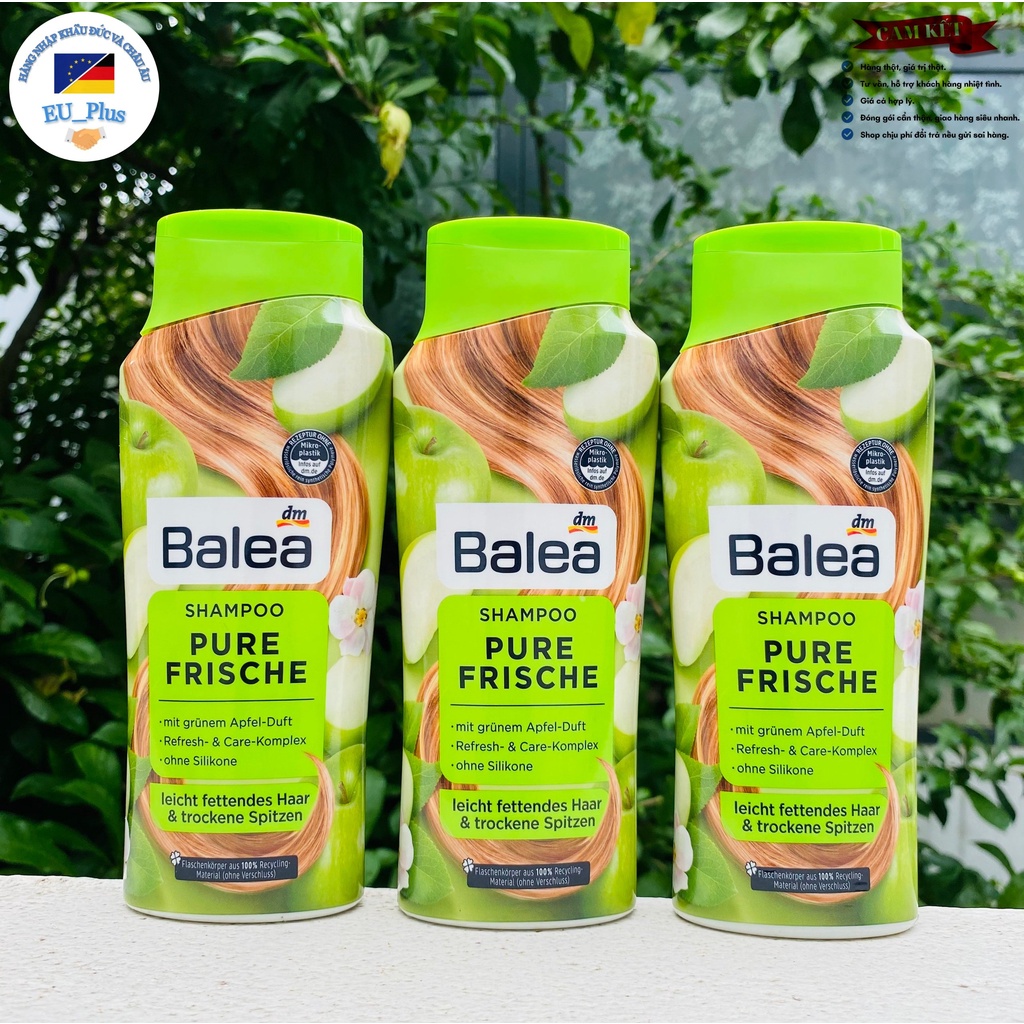Dầu gội Balea Pure Frische, 300 ml - Đức cho tóc dầu