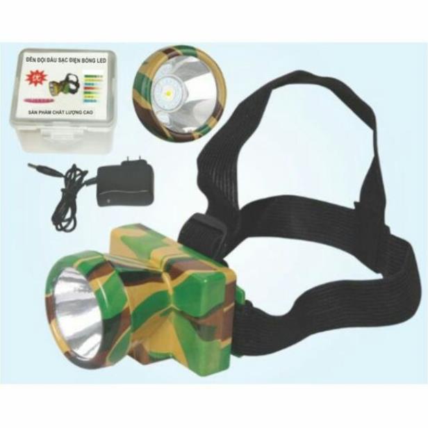 Đèn đội đầu GP-A71,[Tặng kèm pin kèm sạc và dây