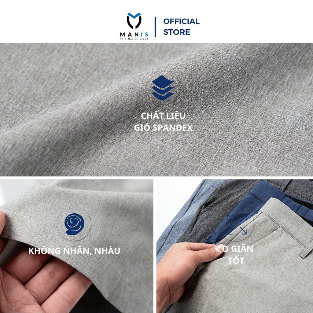 Quần Short Nam, Quần short Golf Lining Co Dãn Cao Cấp MANIS