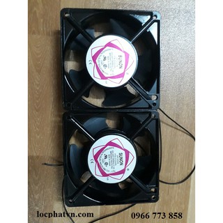 Combo 2 QUẠT TẢN NHIỆT SUNON DP200A 220v-240v 360g 12x12x4 0.14A - Phụ kiện máy ấp trứng, thiết bị 2Q220V