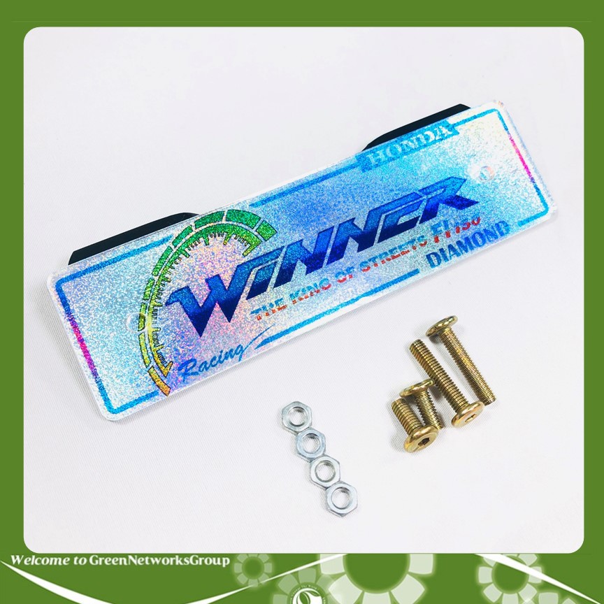 Bảng mica trang trí cho xe Winner Greennetworks