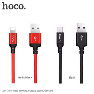 Cáp sạc hoco x14 times speed đầu iphone lighting dài 1m - chính hãng