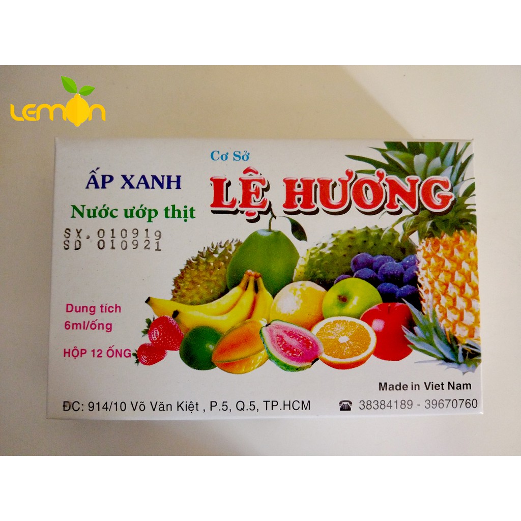 Áp Xanh Hộp 12 ống - Làm lạp xưởng, bánh Trung Thu